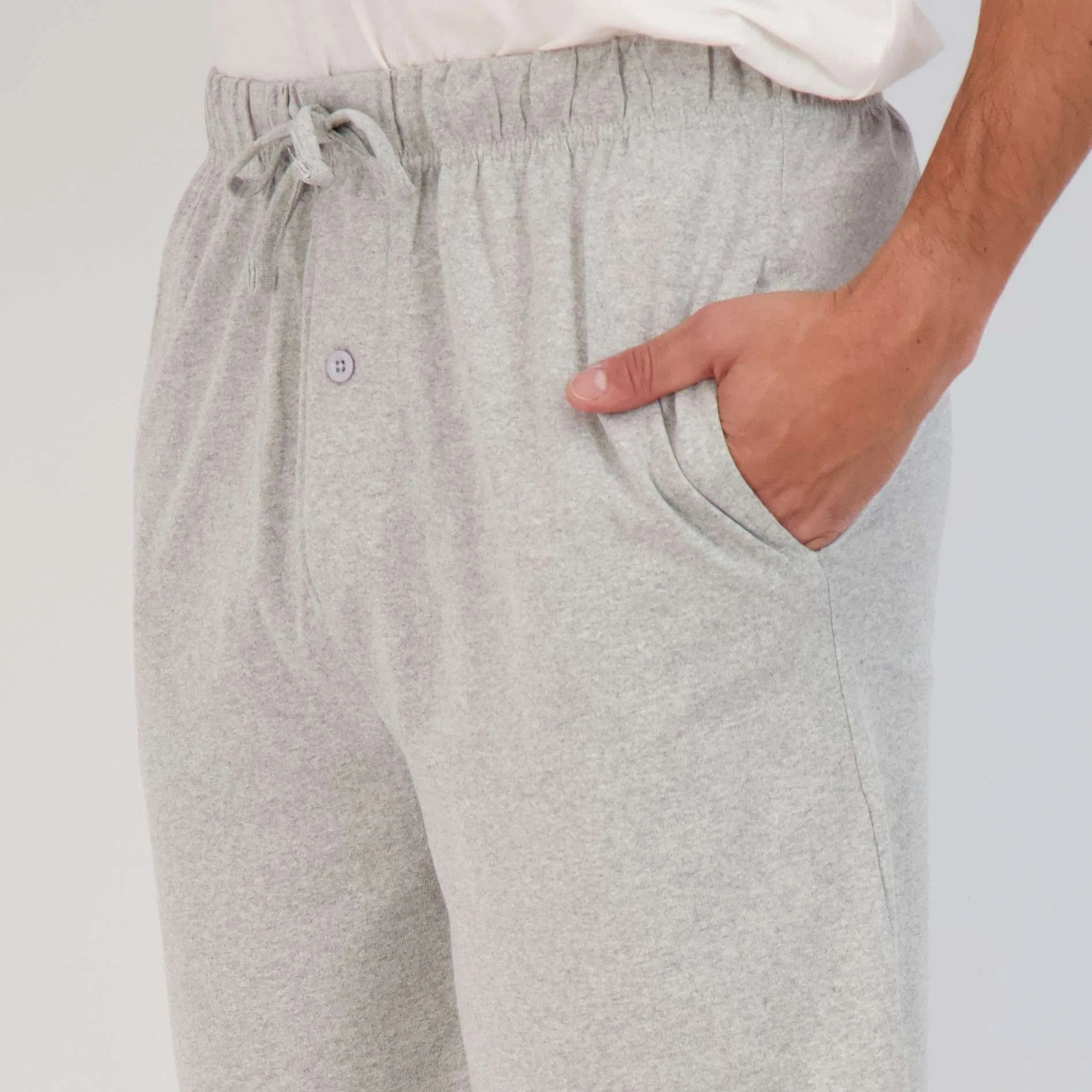 3 Pack:Mens Cotton Ultra-Soft Knit Sleep Pajama Shorts & Lounge Wear (Available in Big & Tall)