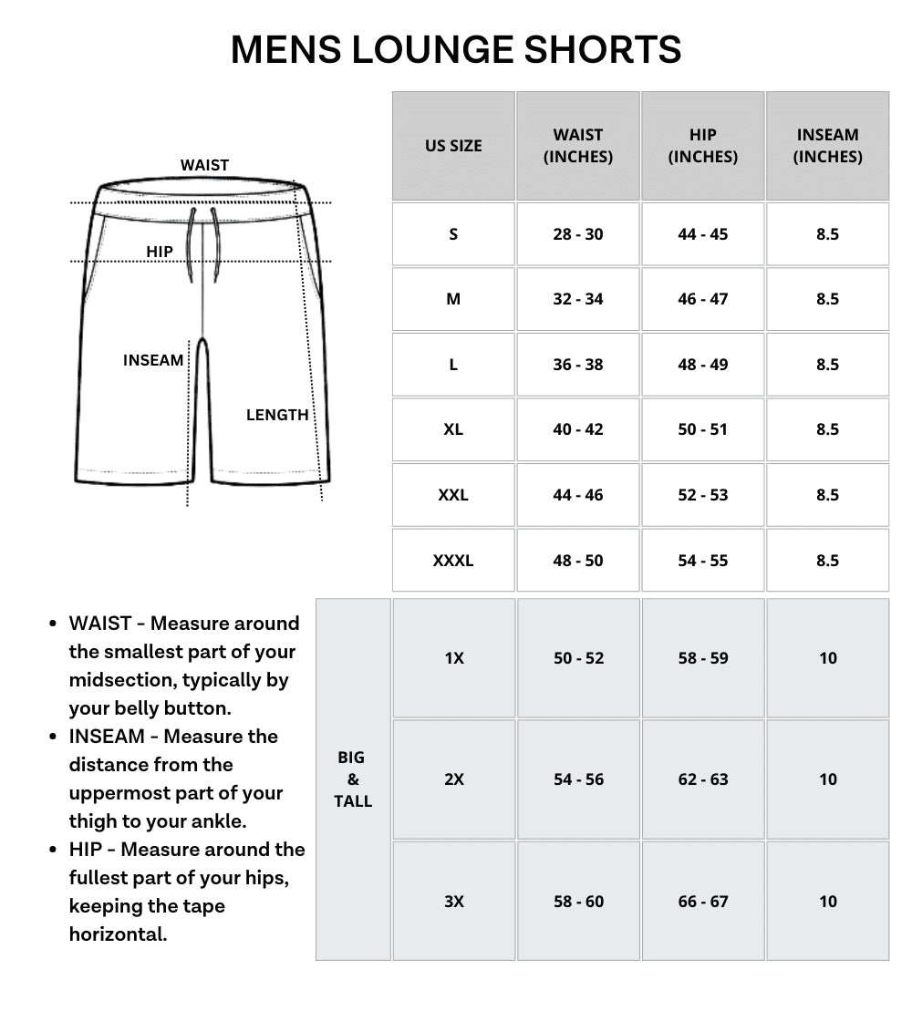 3 Pack:Mens Cotton Ultra-Soft Knit Sleep Pajama Shorts & Lounge Wear (Available in Big & Tall)