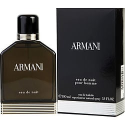 Armani Eau De Nuit By Giorgio Armani Edt Spray 3.4 Oz