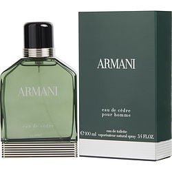 Armani Eau De Cedre By Giorgio Armani Edt Spray 3.4 Oz