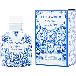 D & G Light Blue Summer Vibes By Dolce & Gabbana Edt Spray 2.5 Oz